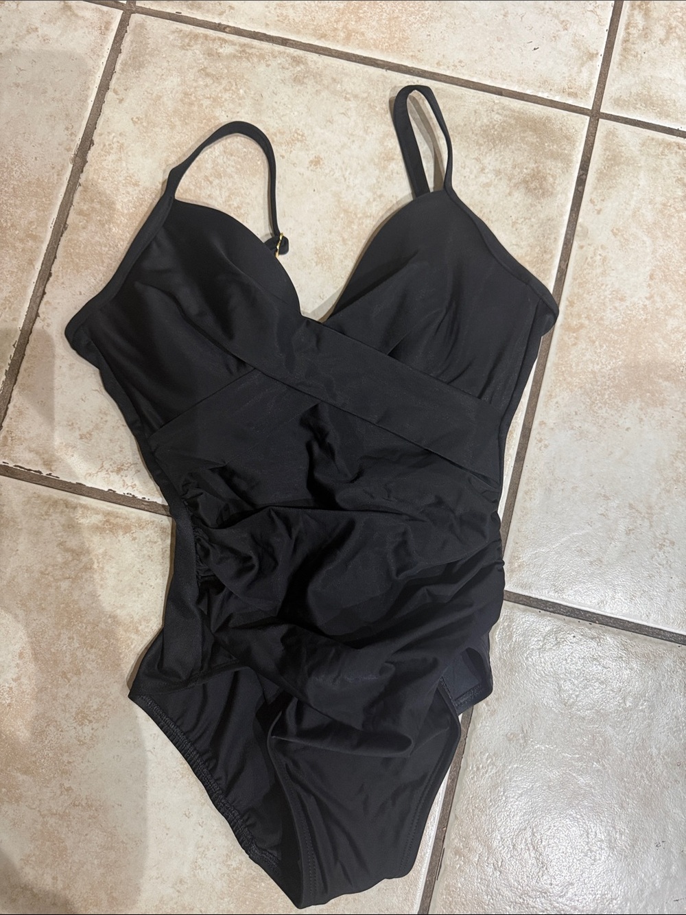 Miraclesuit Classic Black One-Piece Swimsuit $180